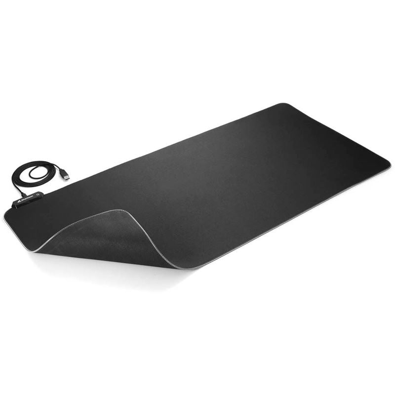 Gaming Mauspad mit Beleuchtung Sharkoon 1337 RGB V2 Gaming Mat 900 Schwarz (90 x 42,5 cm)