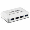 Hub USB Trendnet TU3-H4 White