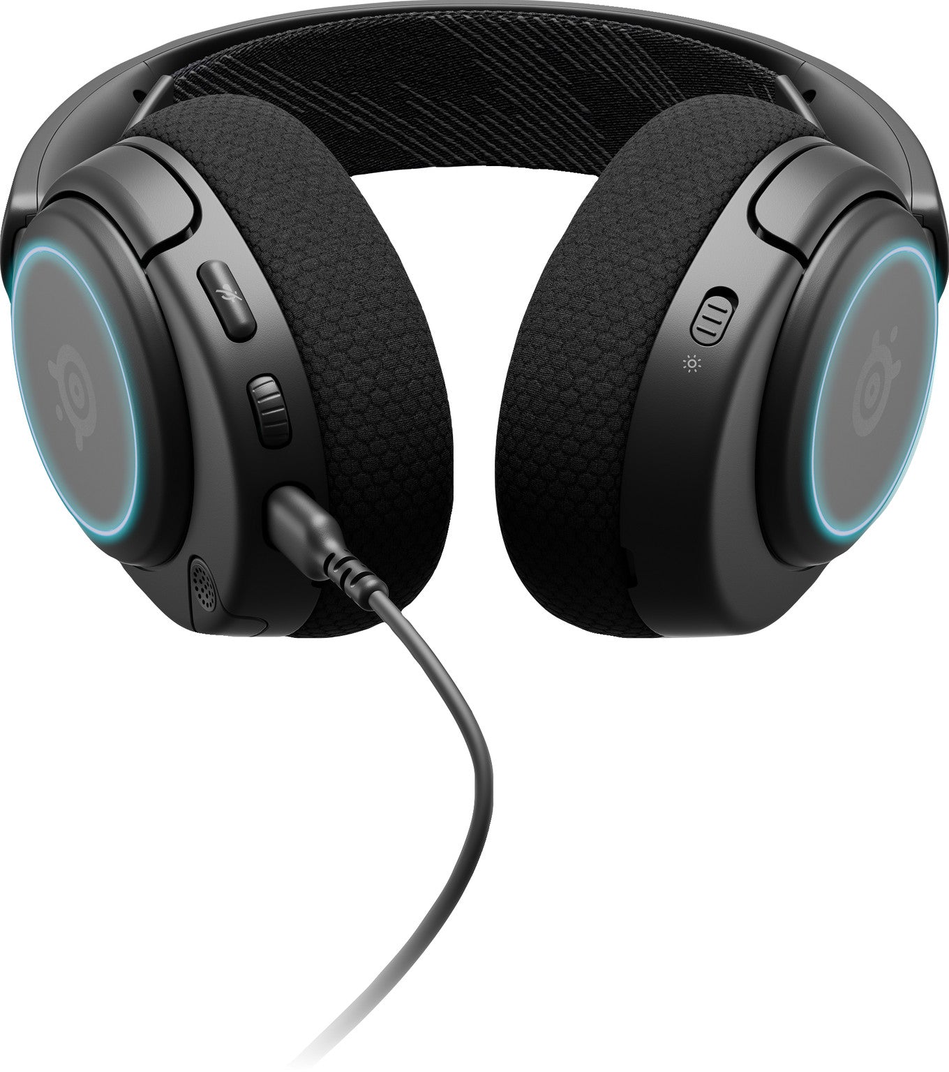 Kabelgebundenes Gaming Headset mit Mikrofon und Beleuchtung SteelSeries Arctis Nova 3 Schwarz