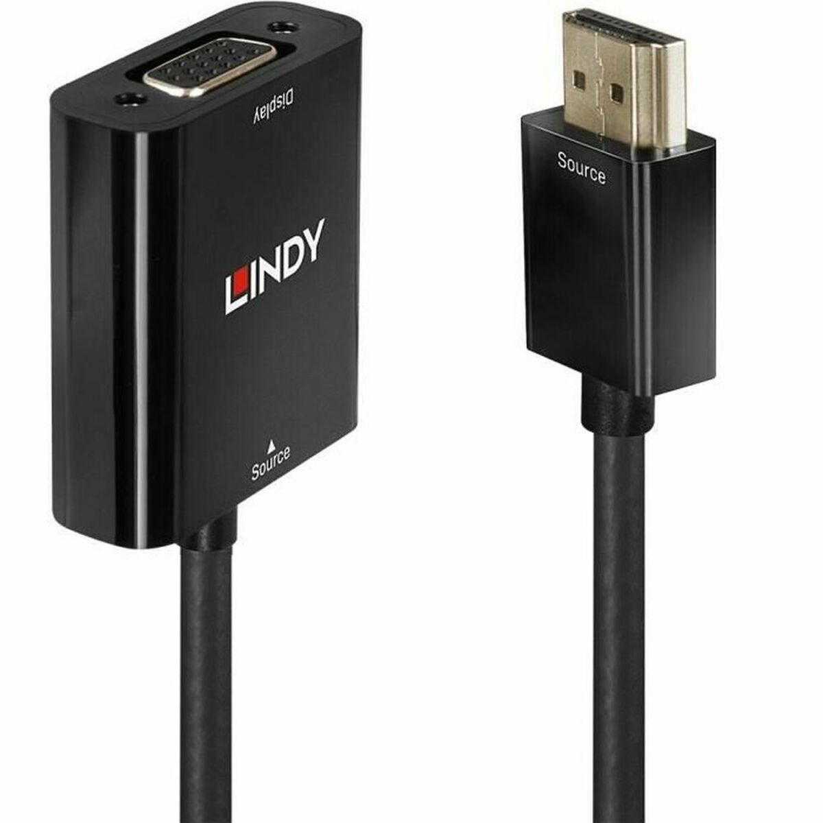 Adapter HDMI auf VGA LINDY 38291 Schwarz