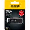 USB Pendrive INTENSO 3533493 Black 512GB