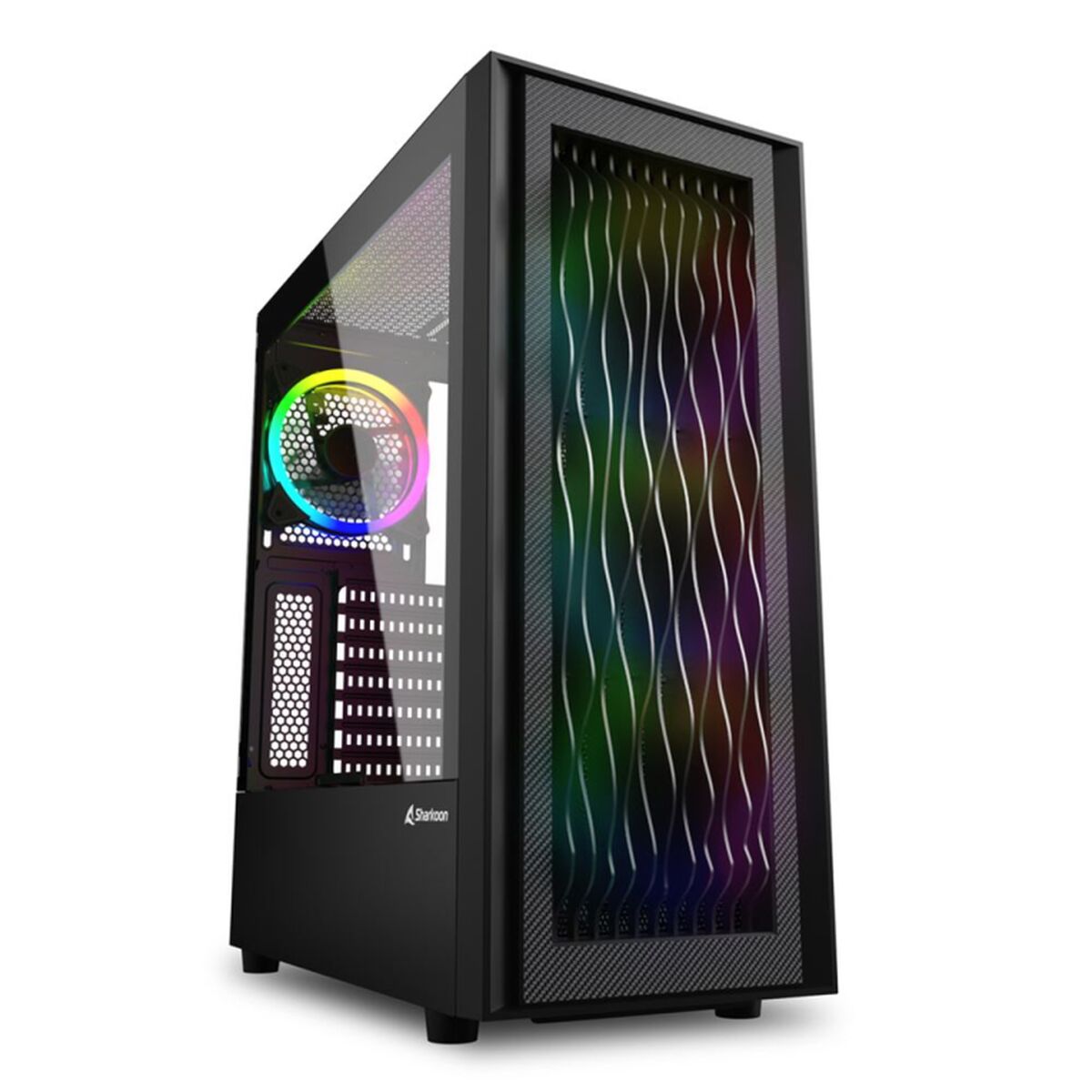 ATX Semi-Tower Rechner Sharkoon RGB Wave