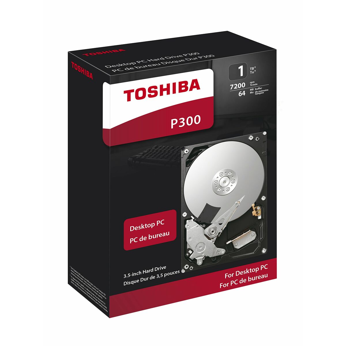 Festplatte Toshiba P300 1TB 3,5" 7200 rpm