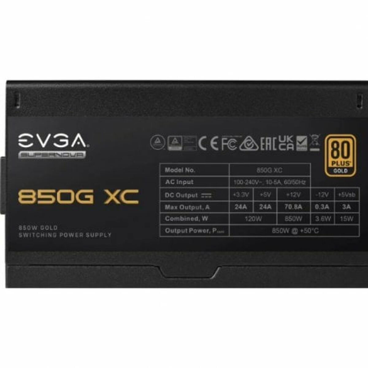 Power source Evga SuperNOVA 850G XC 850 W 80 Plus Gold