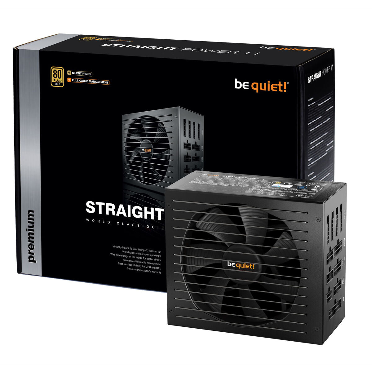 Power source Be Quiet! Straight Power 11 ATX 750W 150W 6W 80 Plus Gold