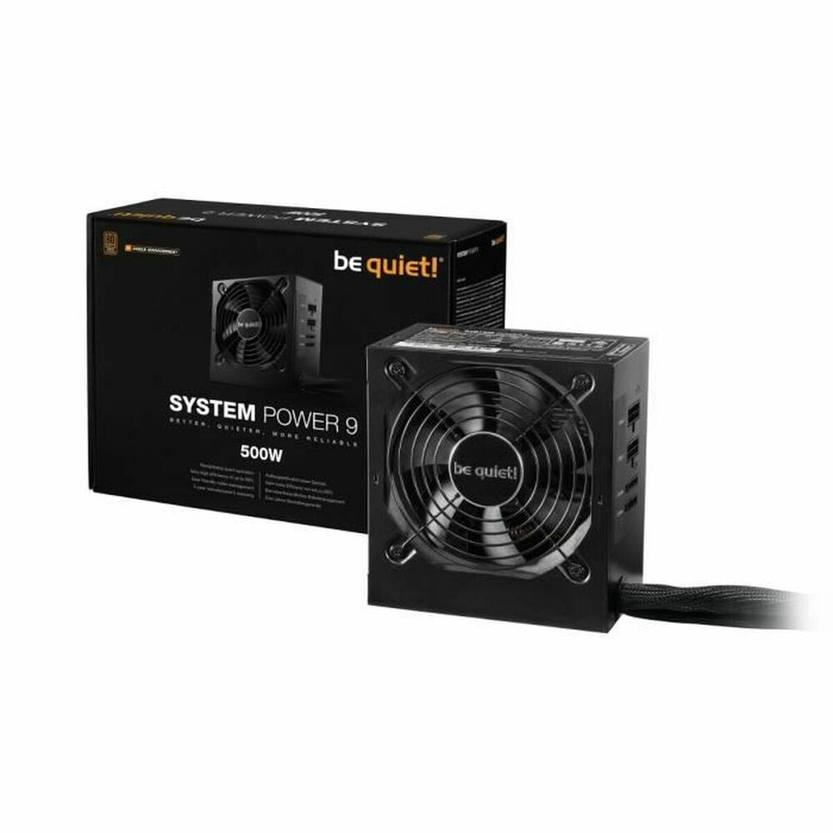 Stromquelle Be Quiet! BN301 ATX 500 W 110 W 80 Plus Bronze