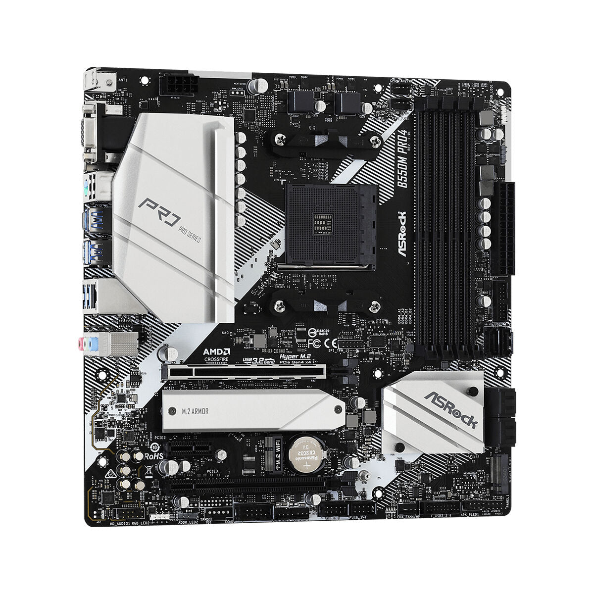 Motherboard ASRock B550M Pro4 AMD B550 AMD AMD AM4