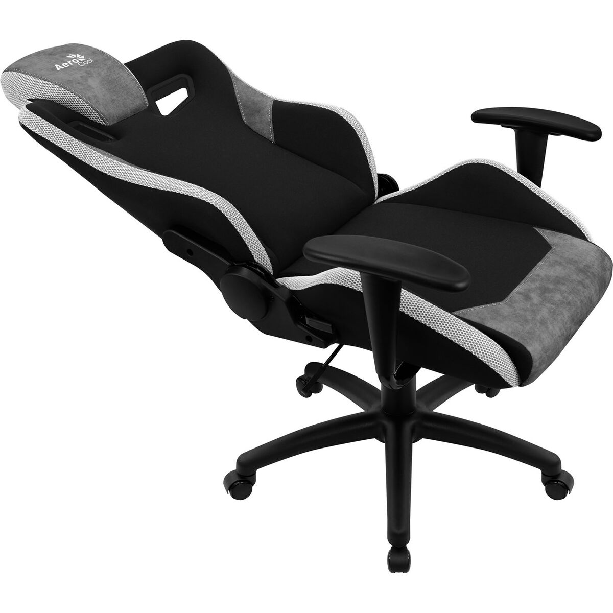 Gaming Chair Aerocool COUNT AeroSuede 180º Black Gray