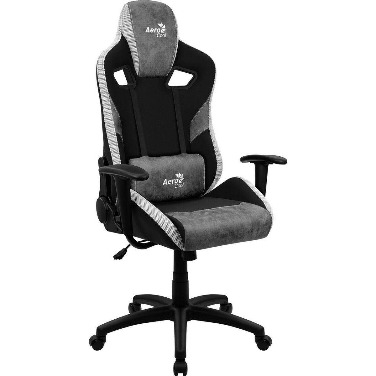 Gaming Chair Aerocool COUNT AeroSuede 180º Black Gray