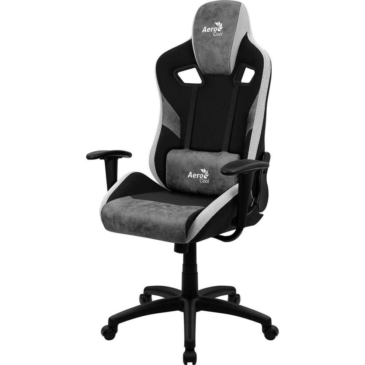 Gaming Chair Aerocool COUNT AeroSuede 180º Black Gray