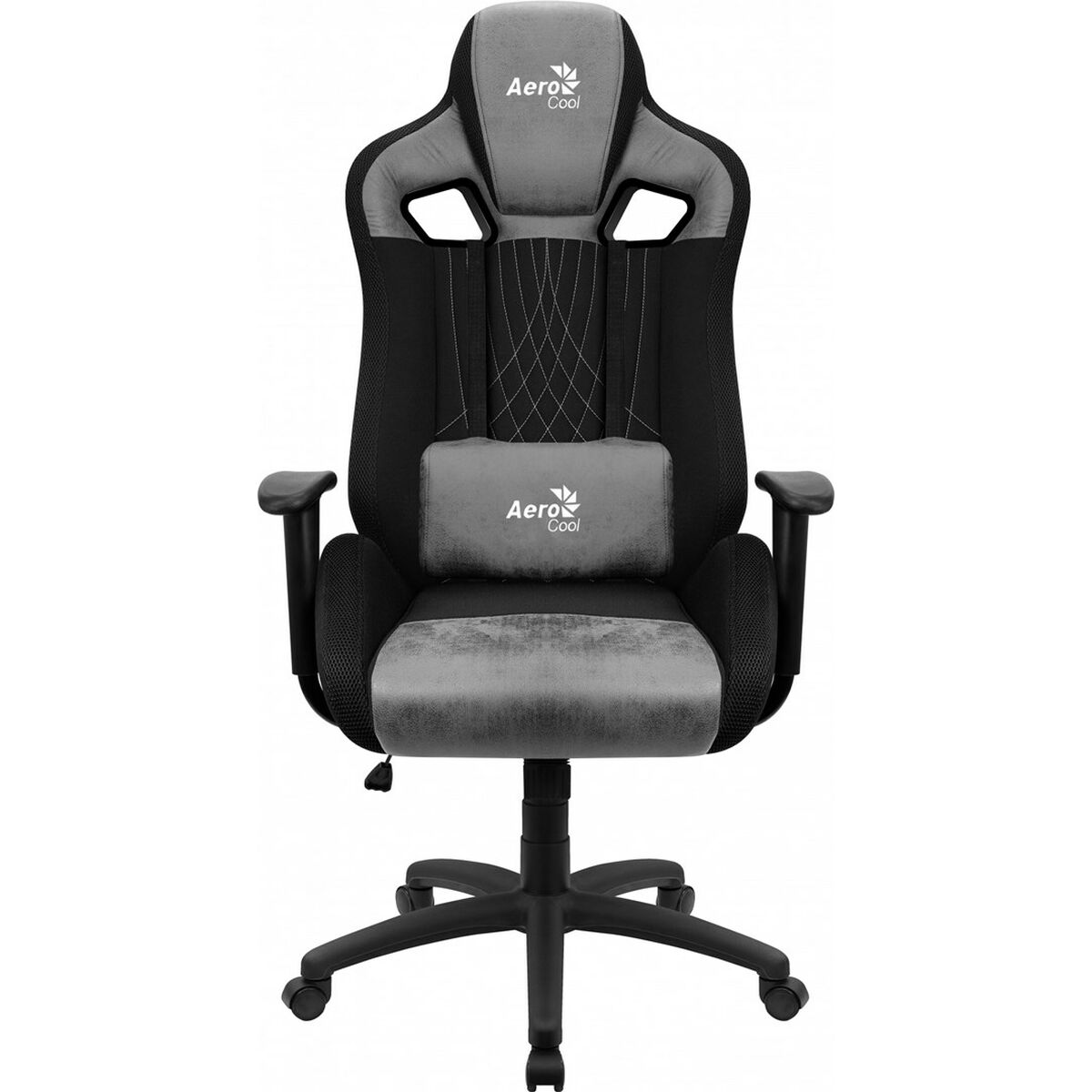 Gaming-Stuhl Aerocool EARL AeroSuede 180º Schwarz Grau