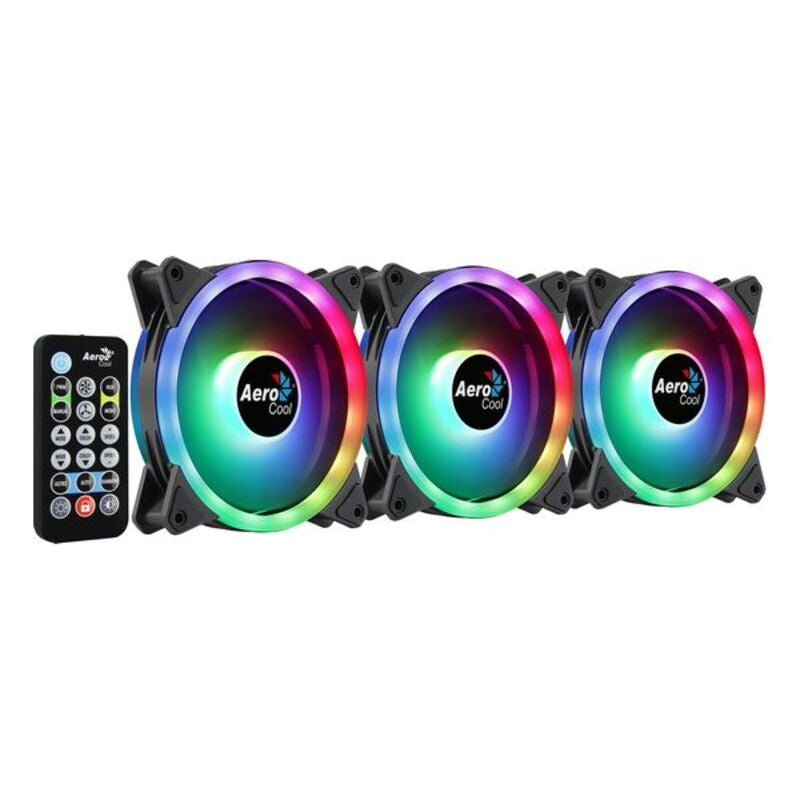 Box Ventilator Aerocool Duo 12 Pro ARGB Ø 12 cm (3 Stück)