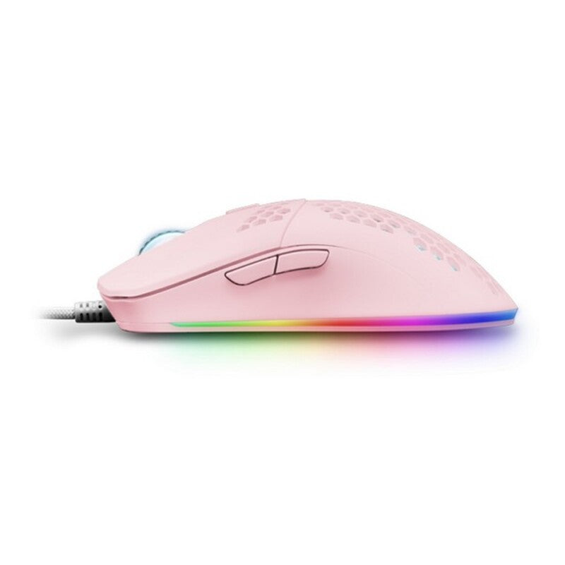 LED gaming mouse with lighting Mars Gaming MMAX RGB Black or Pink 12400 DPI