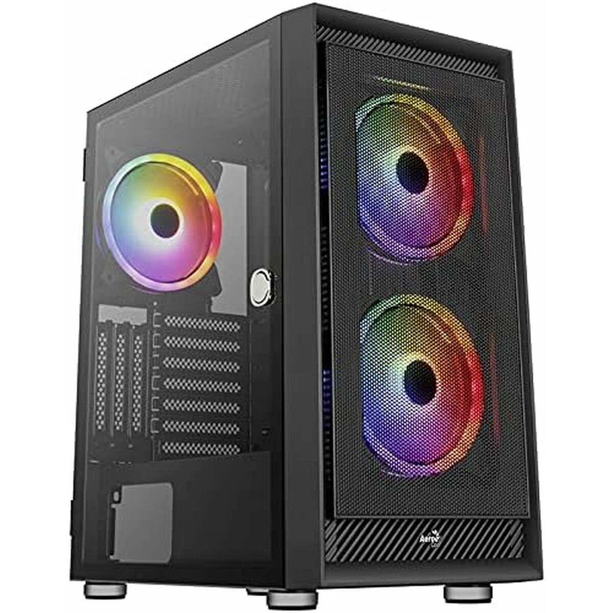 ATX Semi-Tower Gehäuse Aerocool PGS Graphite-G-BK-v2 FRGB Schwarz