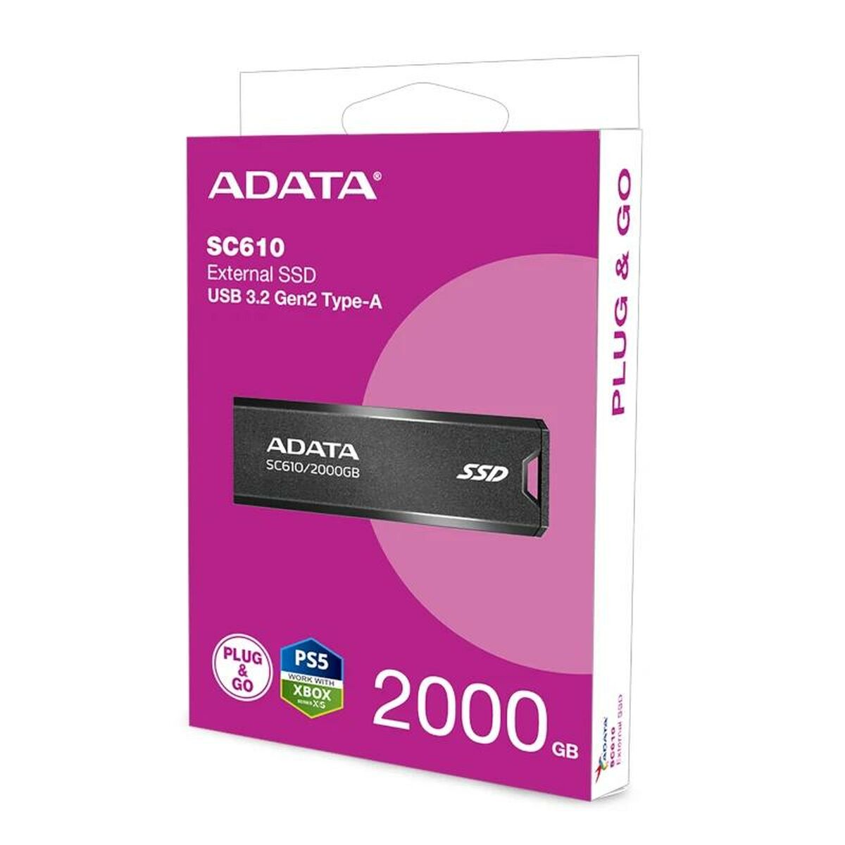 External hard drive Adata SC610 2TB SSD 2.5"