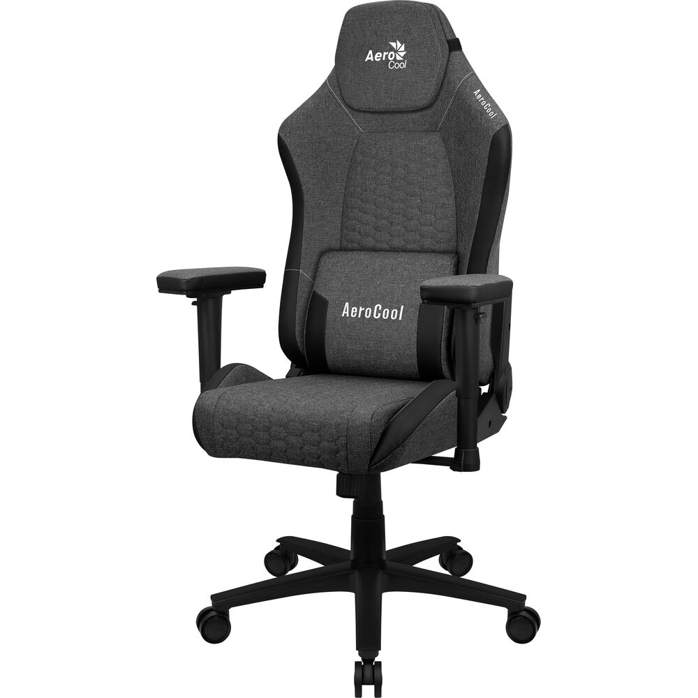 Gaming chair Aerocool CROWNASHBK Black