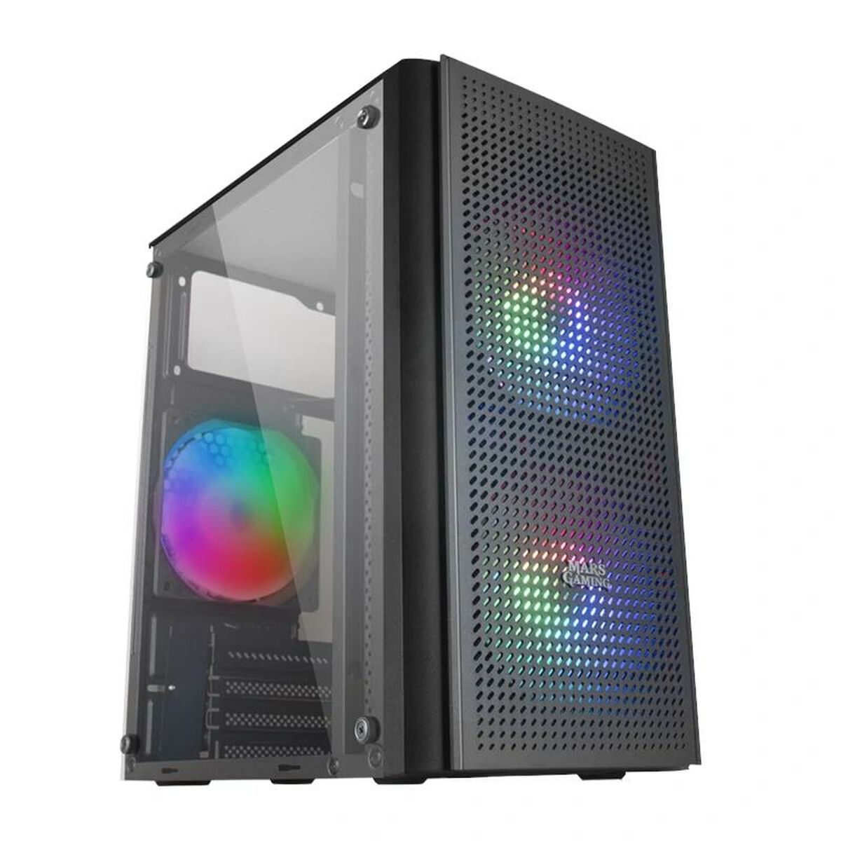 ATX Micro Case Mars Gaming MC300 Black RGB mATX