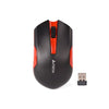 Schnurlose Mouse A4 Tech G3-200N Schwarz/Rot