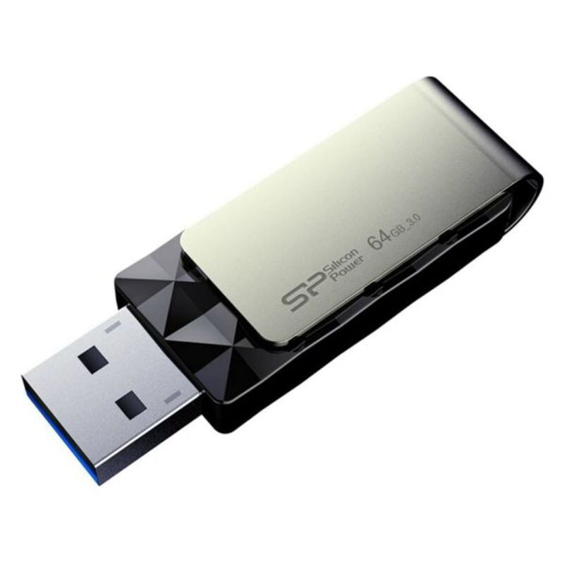 USB Pendrive Silicon Power Blaze B30 64GB Black