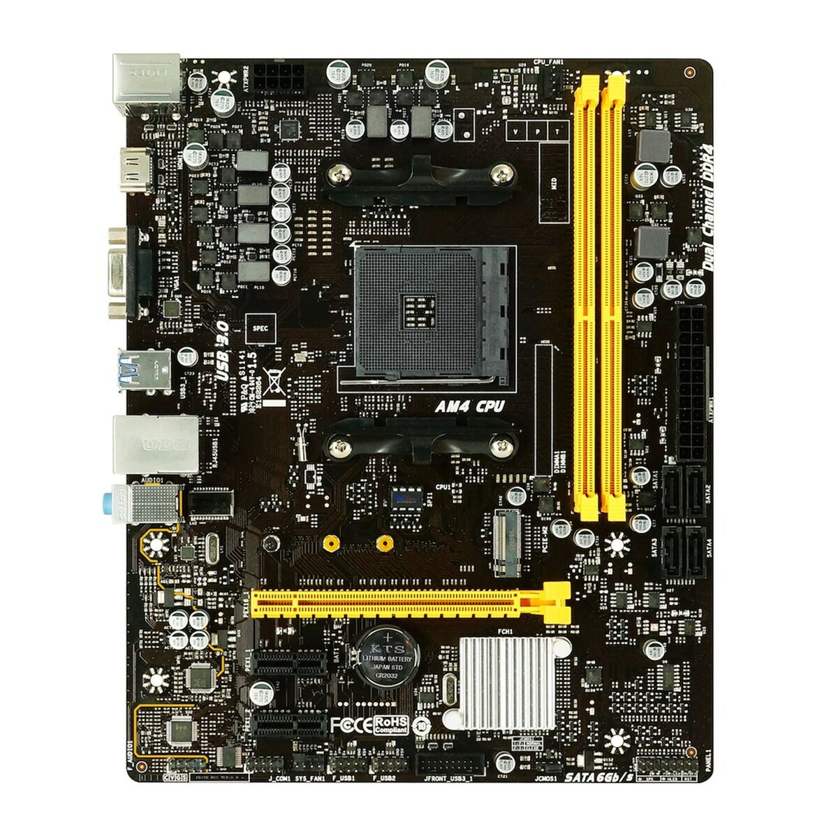 Motherboard Biostar B450MH AMD B450 AMD AM4