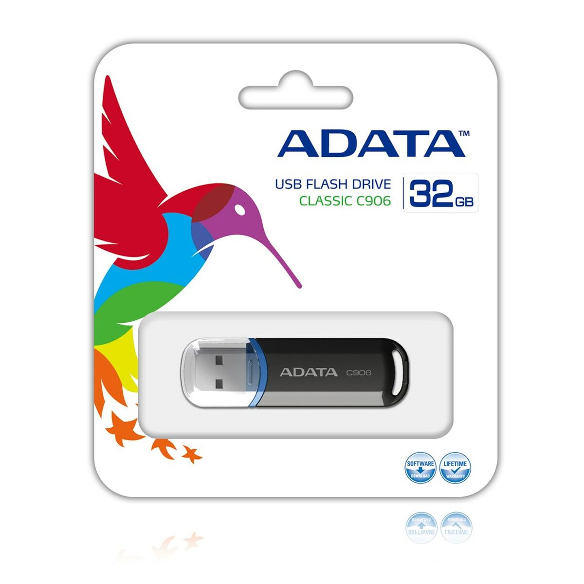 USB Pendrive Adata C906 Schwarz 32 GB