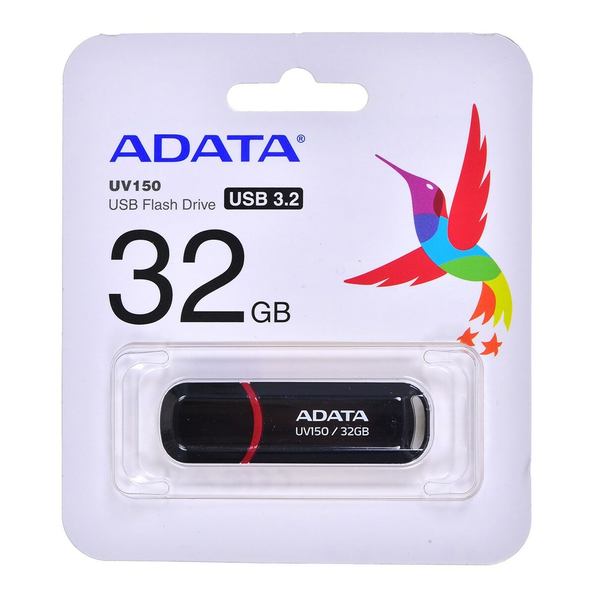 USB Pendrive Adata UV150 Black 32GB