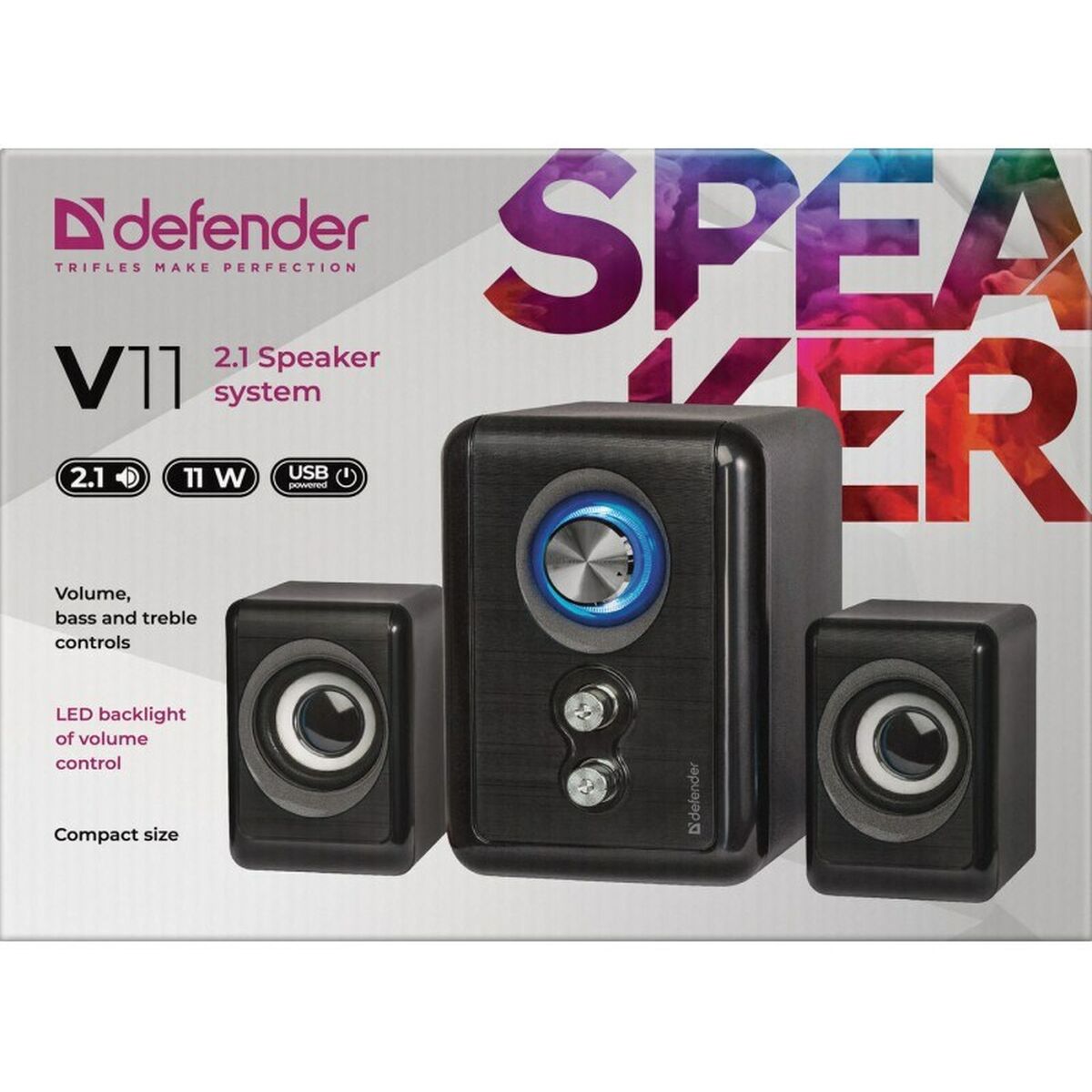 Laptop speakers Defender V11 Black