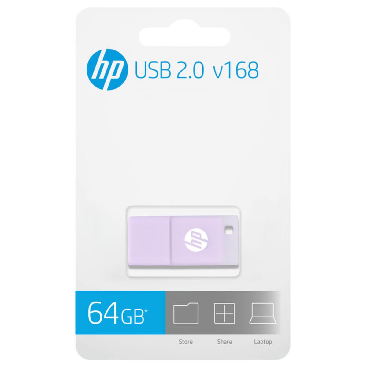 USB Pendrive HP X168 Purple 64GB