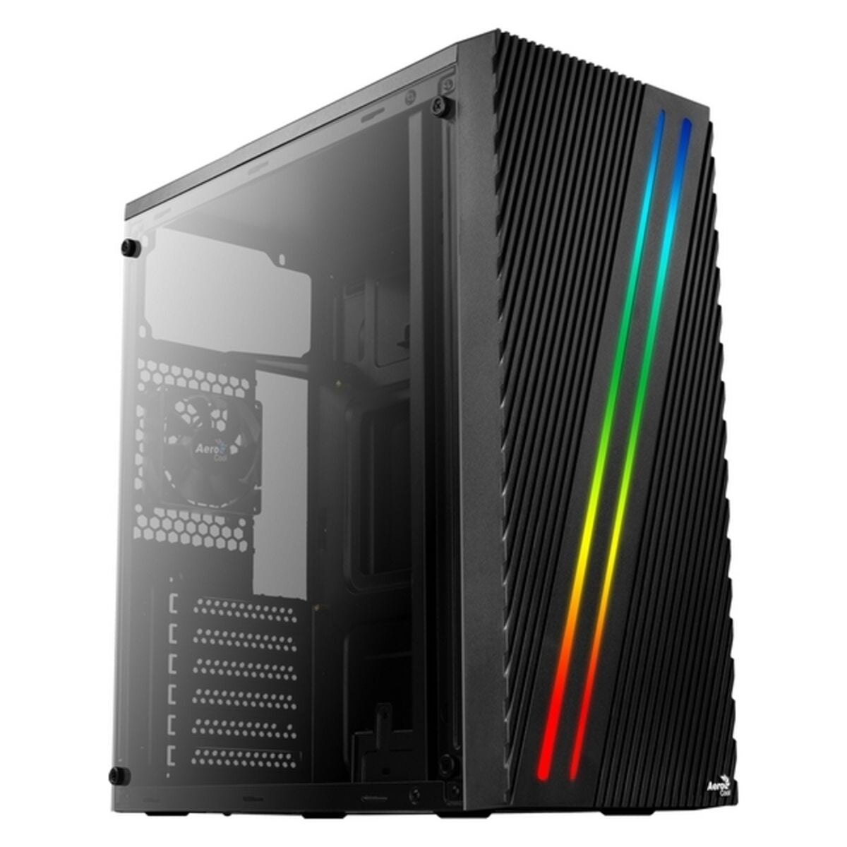 ATX Semi-Tower Gehäuse Aerocool ACCM-PV19012.11 RGB USB 3.0 Schwarz