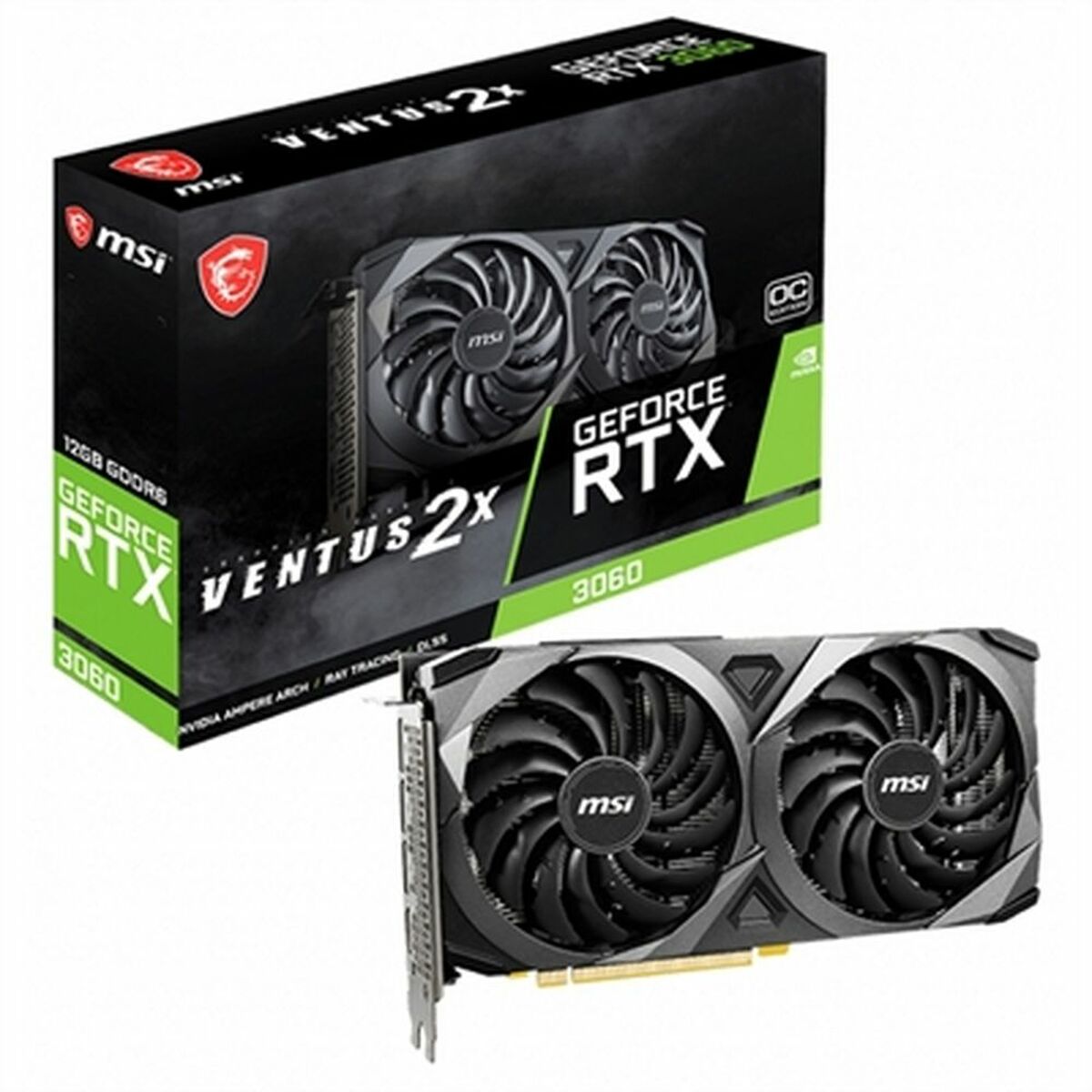 Graphics card MSI GeForce RTX 3060 VENTUS 2X 12G OC