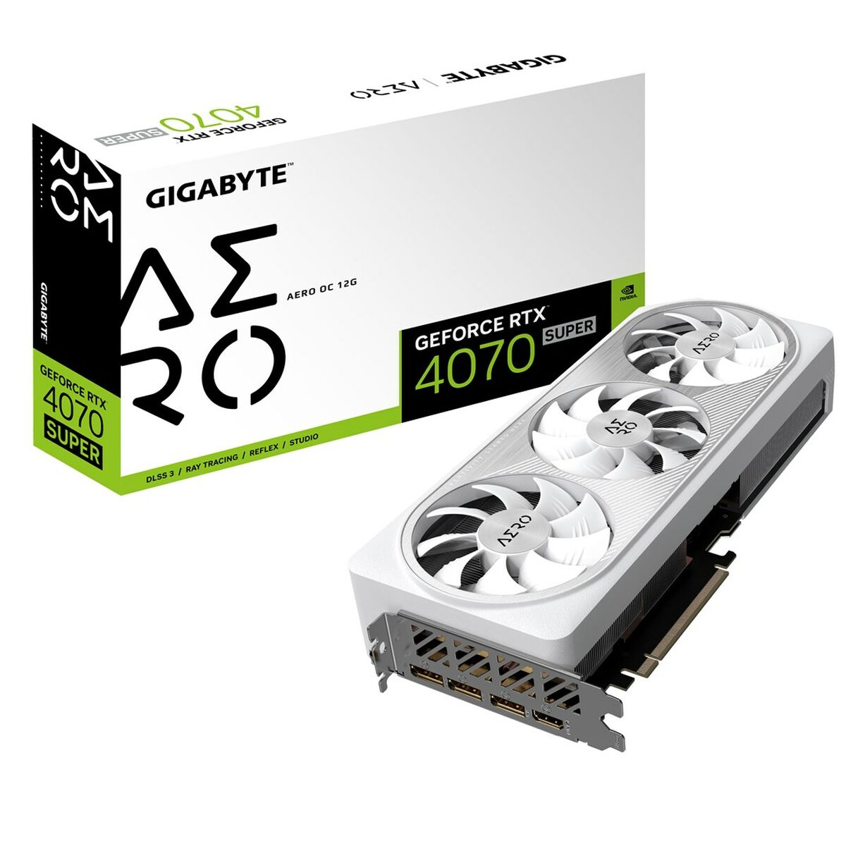 Grafikkarte Gigabyte GV-N407SAERO OC-12GD 16 GB GDDR6X GEFORCE RTX 4070