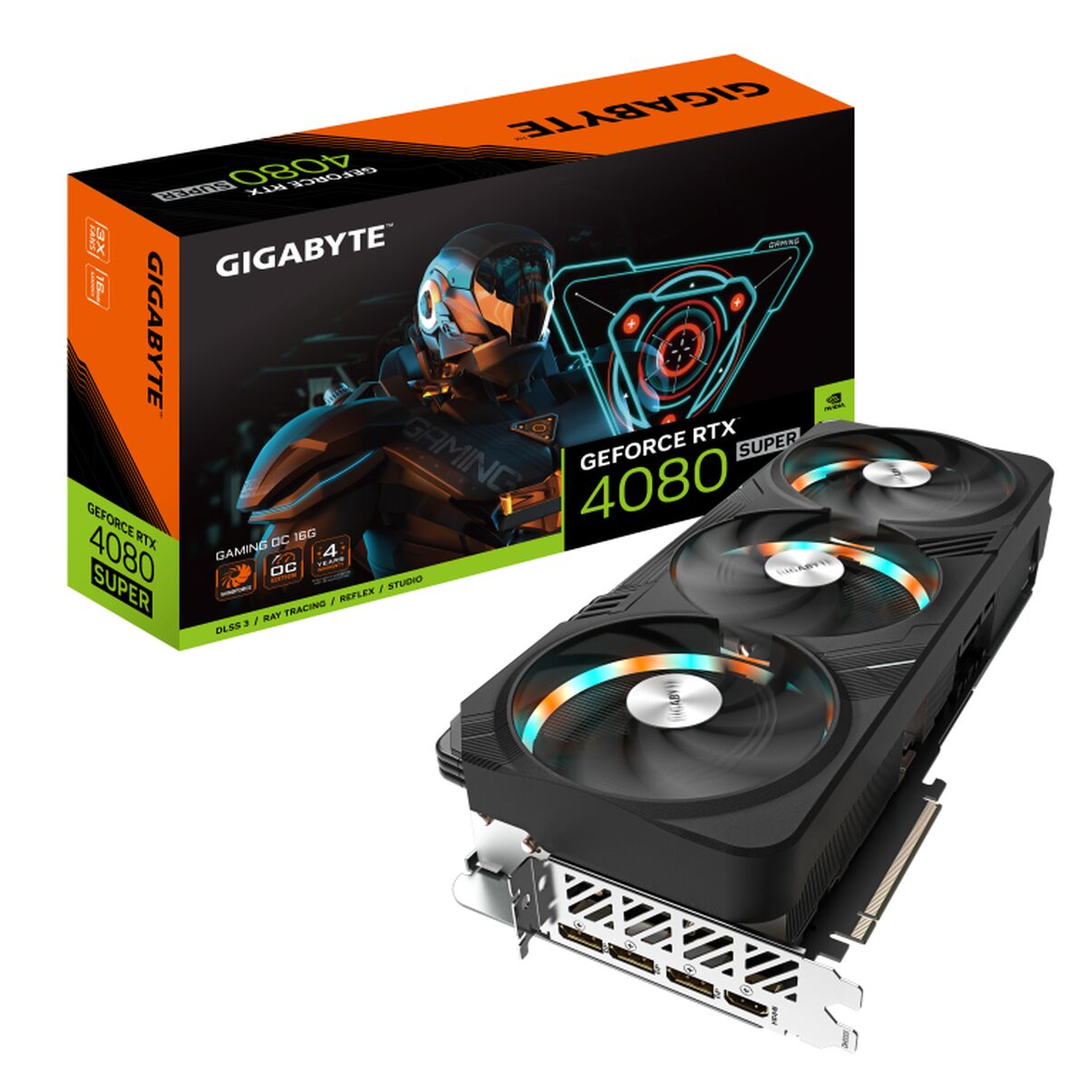 Graphics card Gigabyte GV-N408SGAMING OC-16GD NVIDIA GeForce RTX 4080