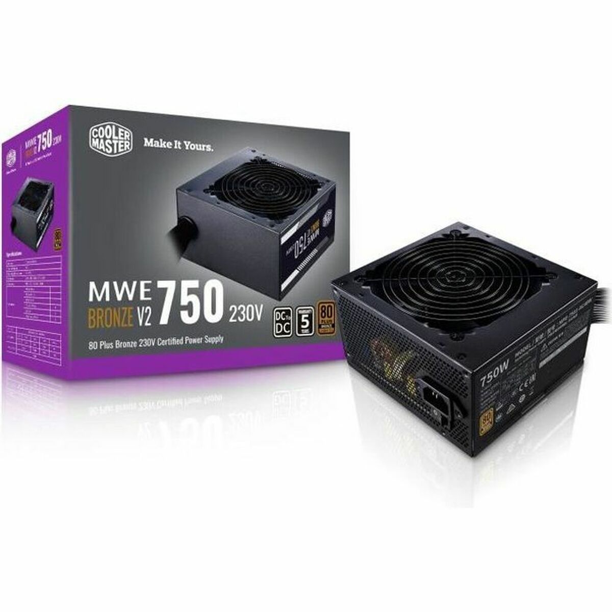 Stromquelle Cooler Master MPE-7501-ACABW-BEU 750 W