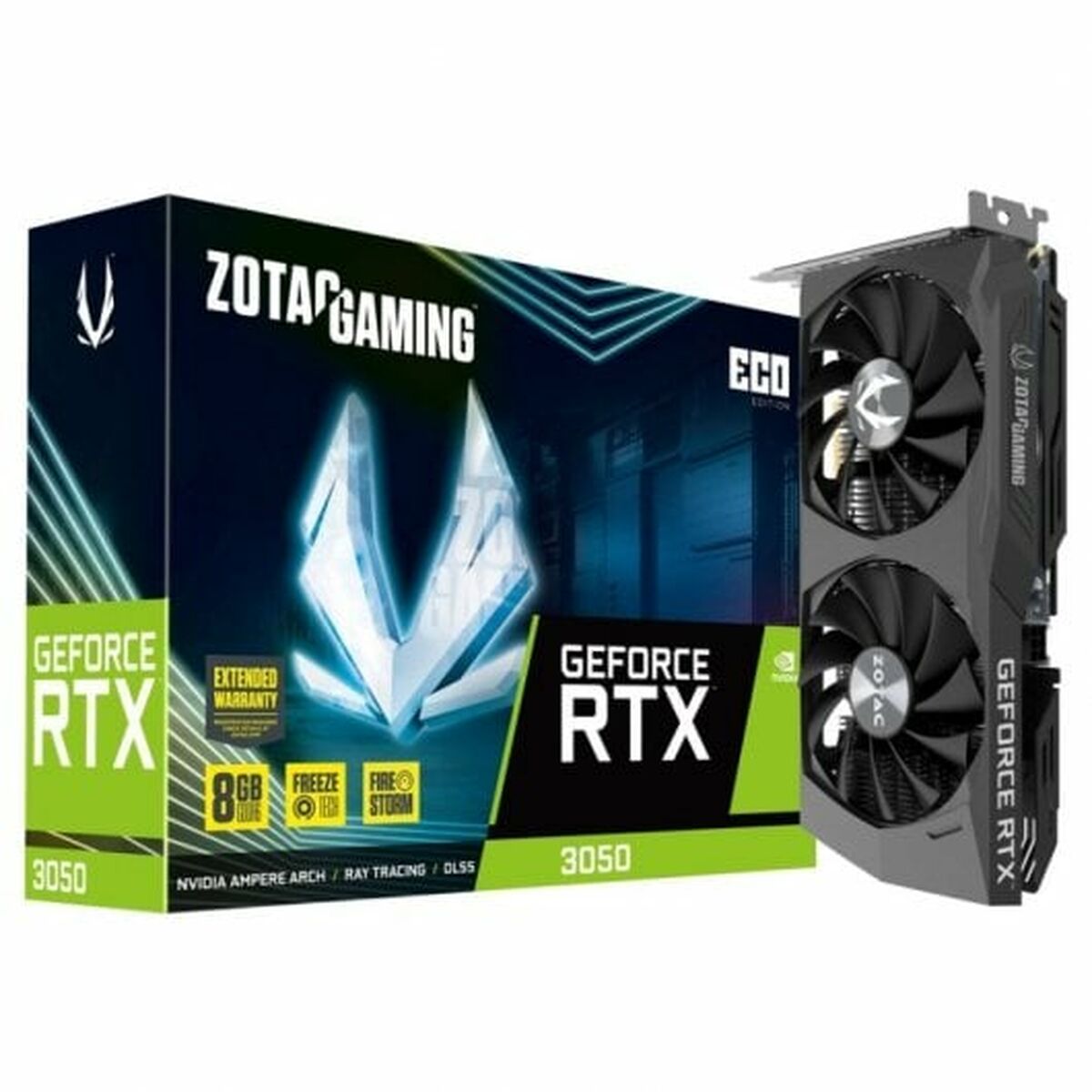 Grafikkarte Zotac GeForce RTX 3050 ECO 8 GB GDDR6X 8 GB RAM