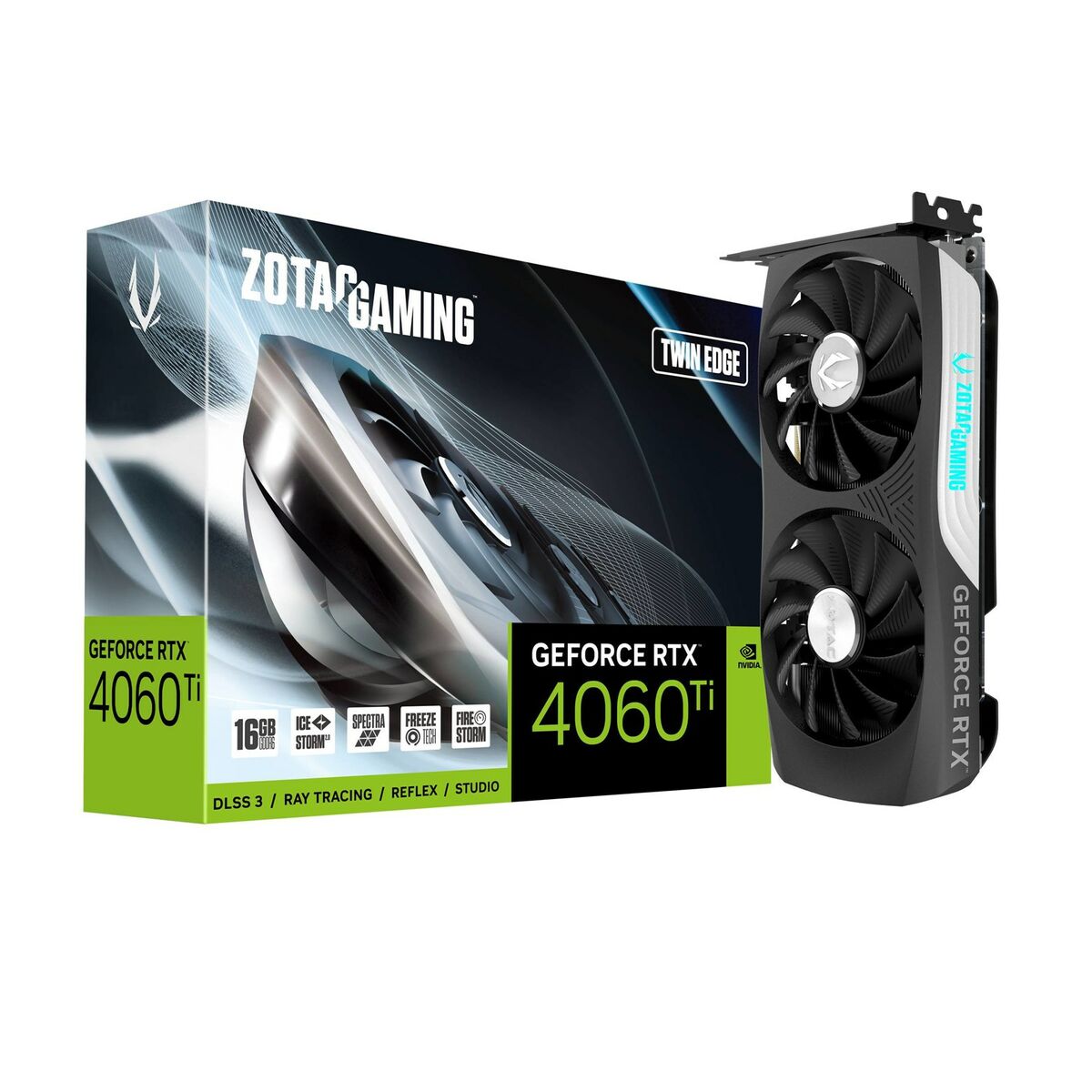 Graphics card Zotac GeForce RTX 4060 Ti 16GB GDDR6 Geforce RTX 4060 Ti 16GB RAM