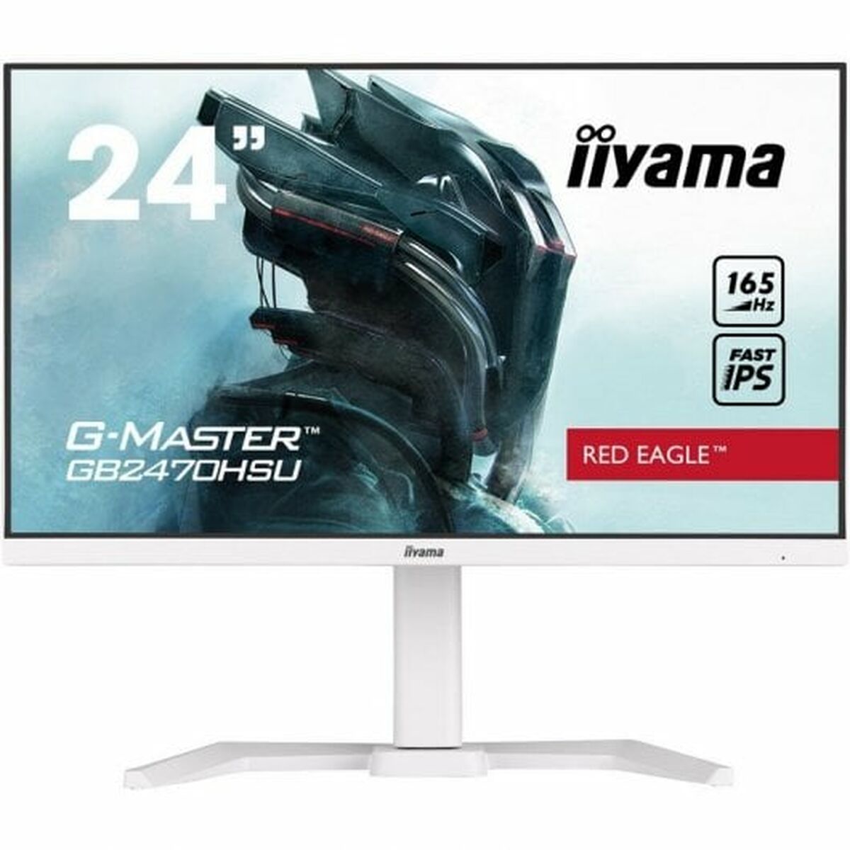 Full HD Gaming Monitor Iiyama GB2470HSU-W5 23.8" Weiß 165Hz 0.8ms LED IPS Flicker free