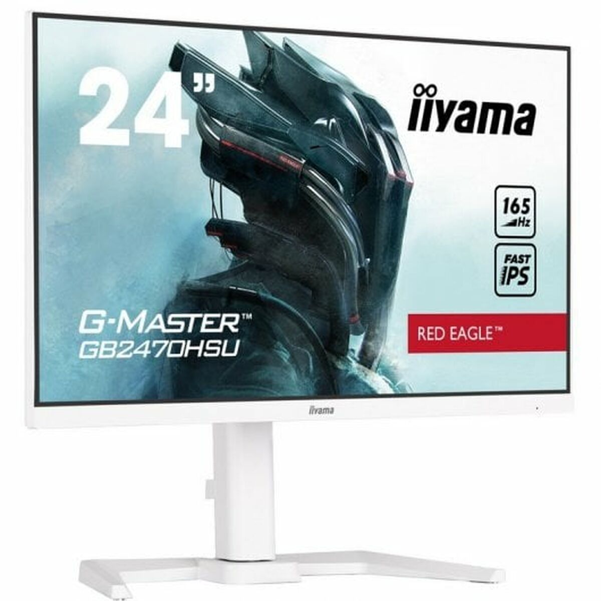 Full HD Gaming Monitor Iiyama GB2470HSU-W5 23.8" Weiß 165Hz 0.8ms LED IPS Flicker free