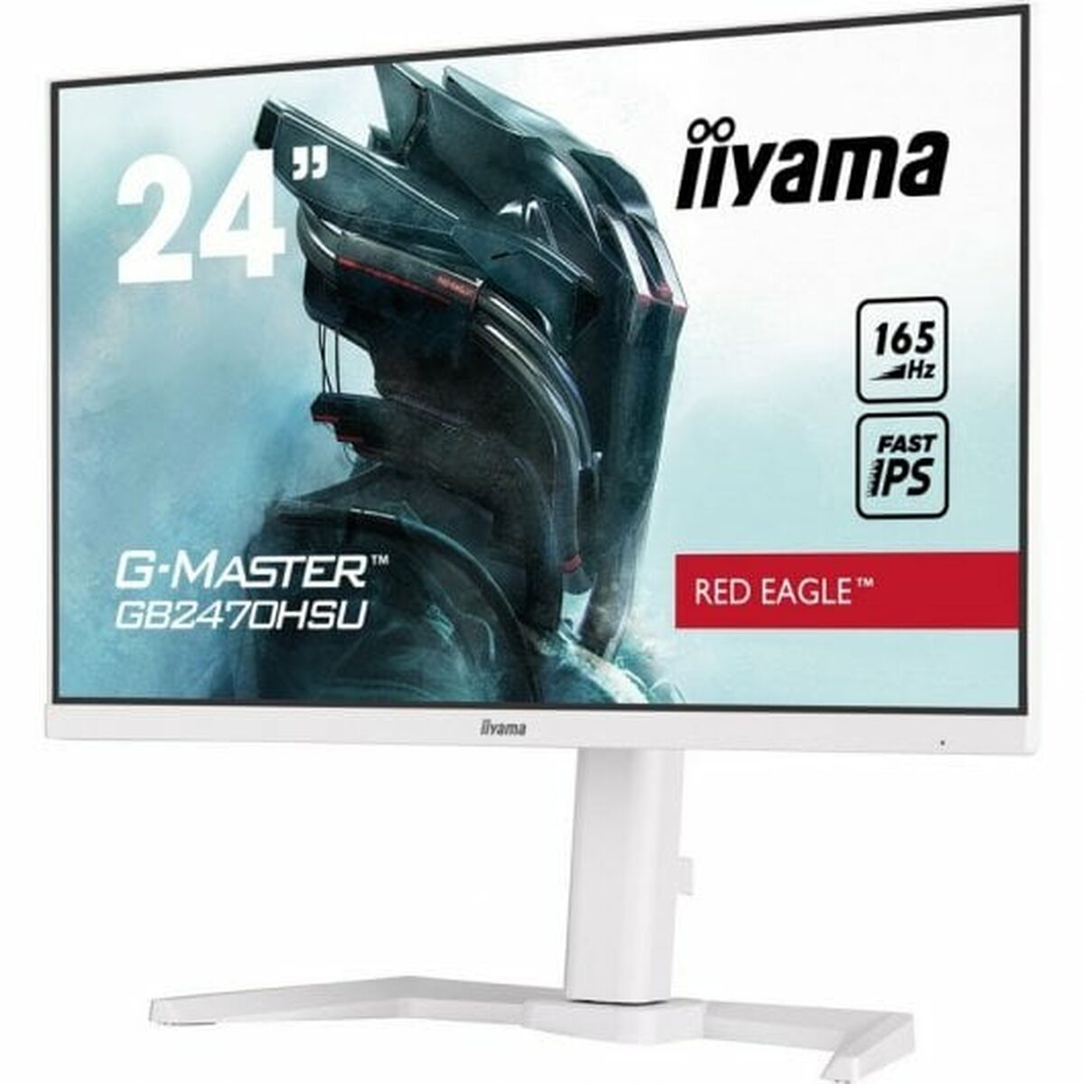 Full HD Gaming Monitor Iiyama GB2470HSU-W5 23.8" Weiß 165Hz 0.8ms LED IPS Flicker free