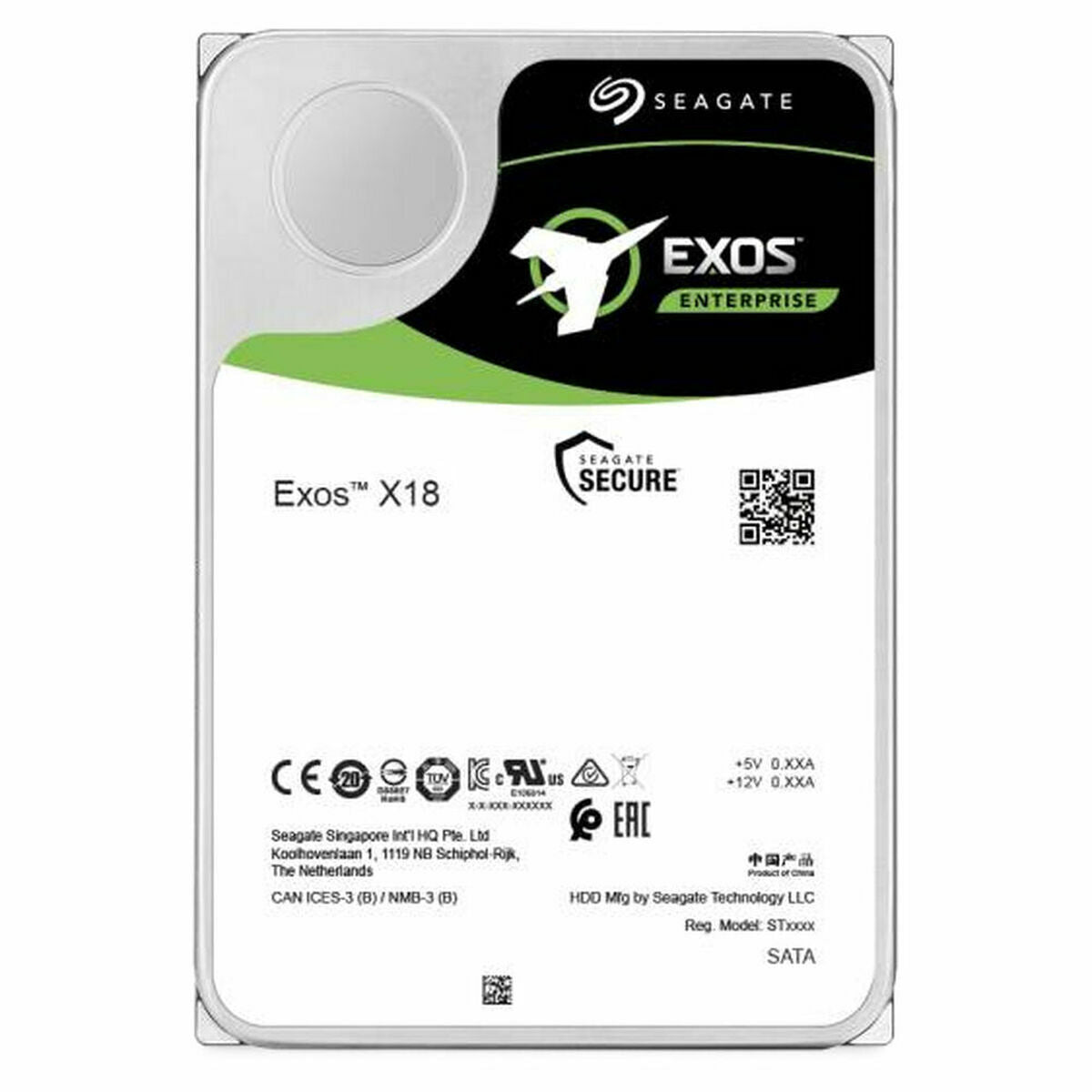 Festplatte X18 Seagate Exos ST12000NM000J 3,5" 12 TB