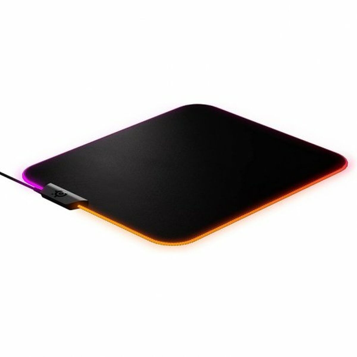 Gaming Mouse Pad SteelSeries QcK Prism Cloth RGB Gaming Black Colorful