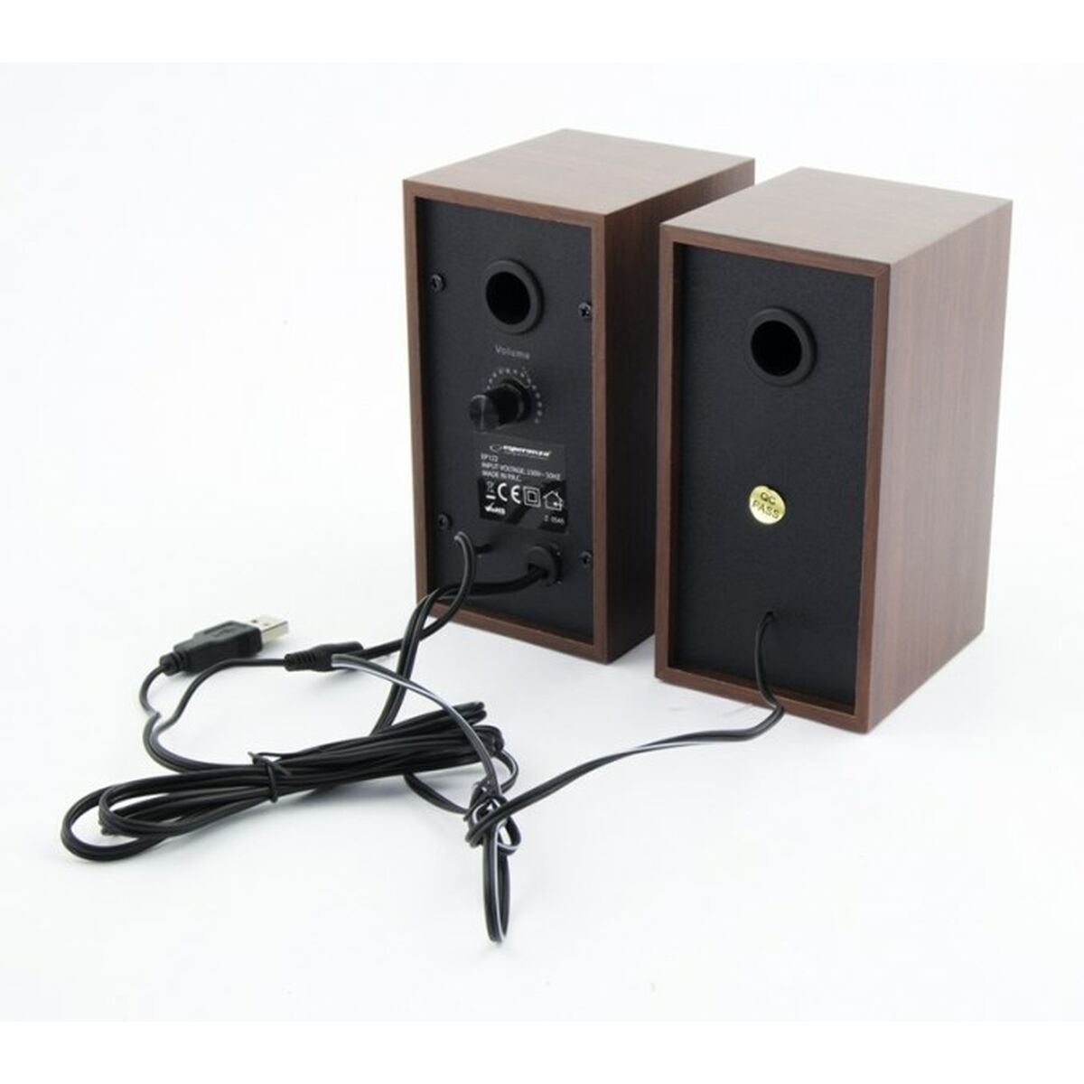 Laptop speakers Esperanza 2.0 FOLK wood