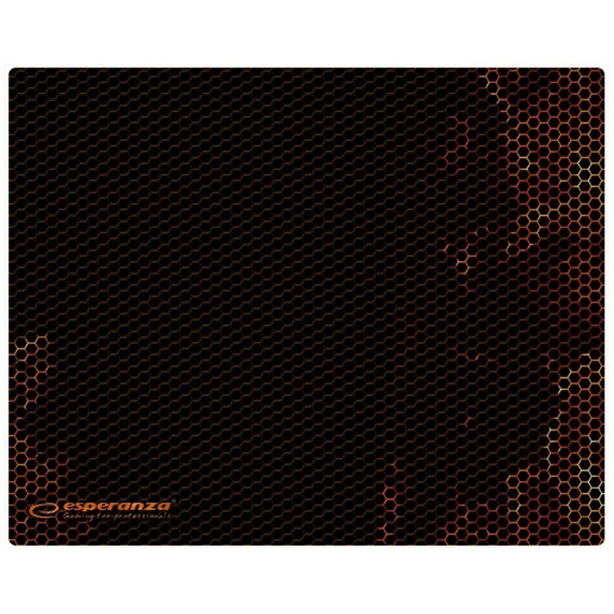 Anti-slip mat Esperanza EGP101R Black Orange printed