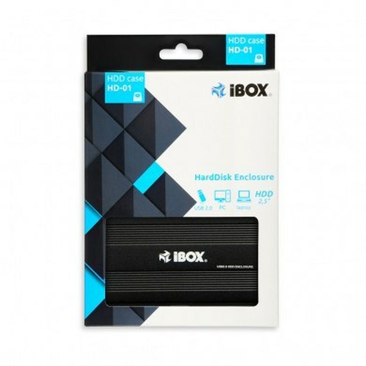 External box Ibox HD-01 Black 2.5"