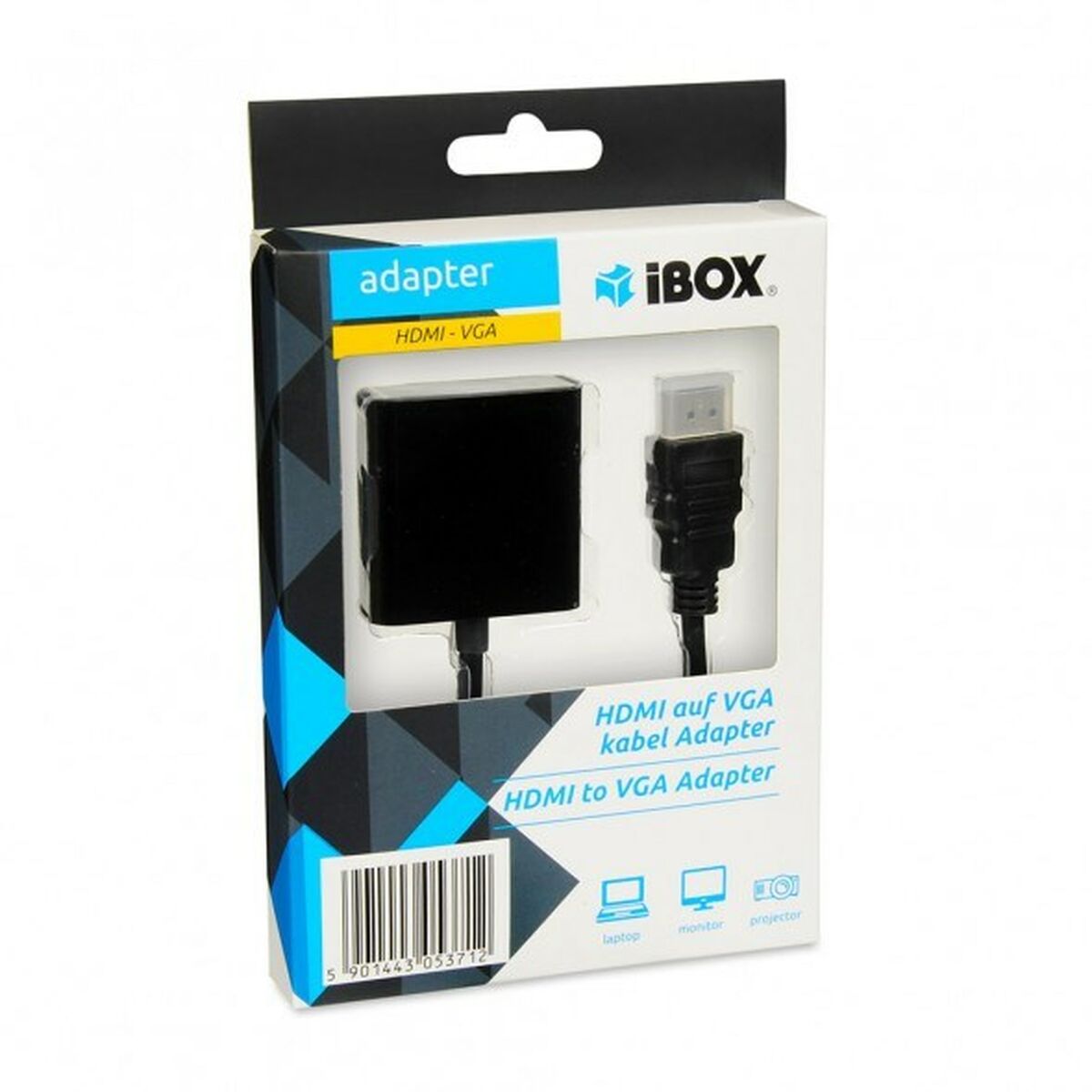 Adapter HDMI to VGA Ibox IAHV01 Black