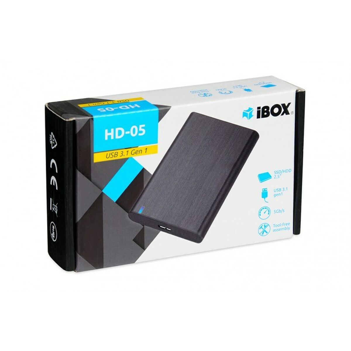 External box Ibox HD-05 Black 2.5"