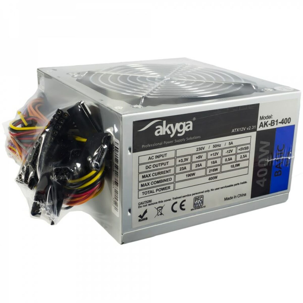 Power source Akyga AK-B1-400 400W ATX RoHS