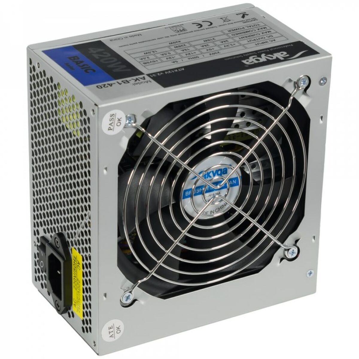 Power source Akyga AK-B1-420 420W ATX RoHS CE REACH