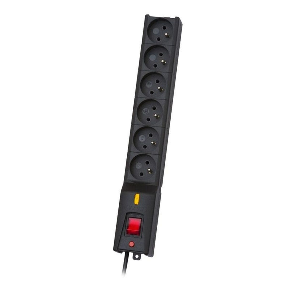 Power strip with 6 sockets and switch Lestar LX 610 GA K.:CZ (5 m)