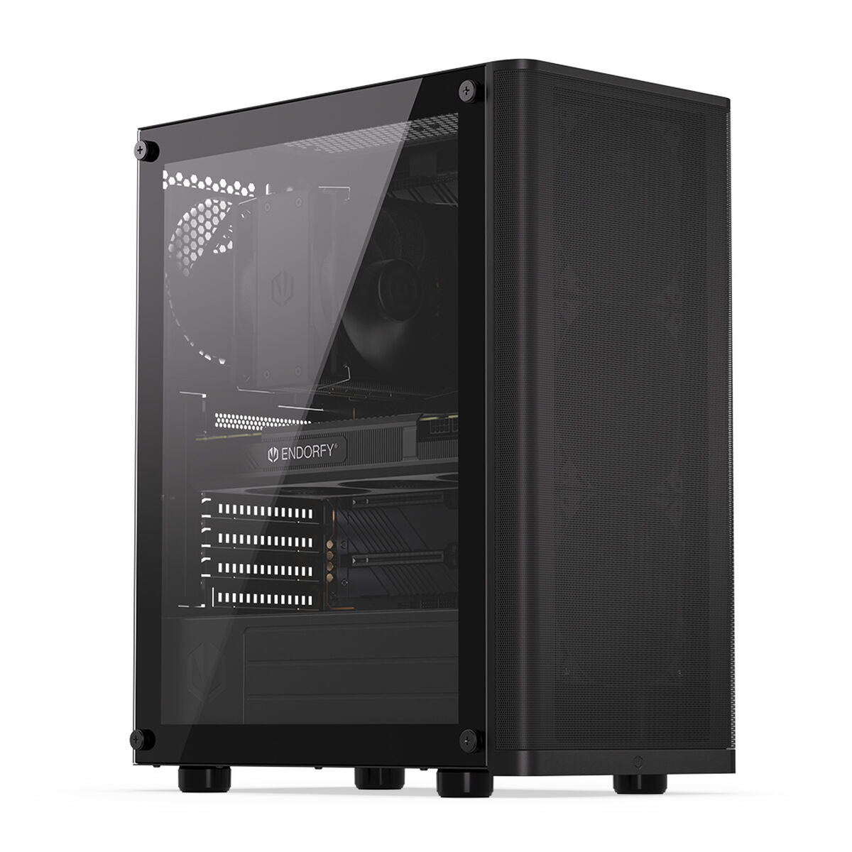 ATX Semi-Tower Gehäuse Endorfy Ventum 200 Air Schwarz