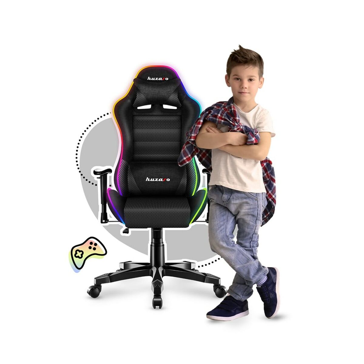 Gaming chair Huzaro HZ-Ranger 6.0 RGB Black